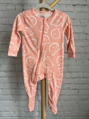 ⭐️⭐️ PICK 5 / $20 Laughing LLama Bear-Print One-Piece Footed Pajamas
